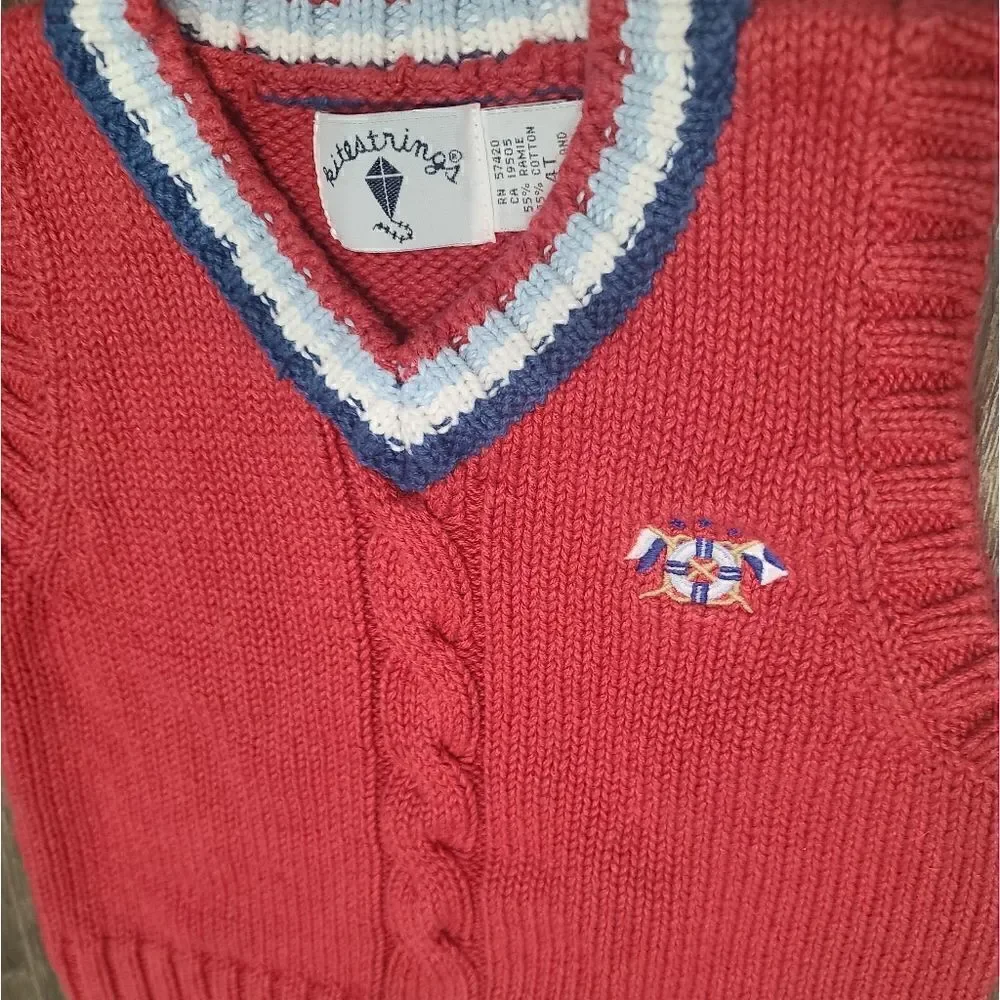 Kitestrings Kid's Sweater Vest